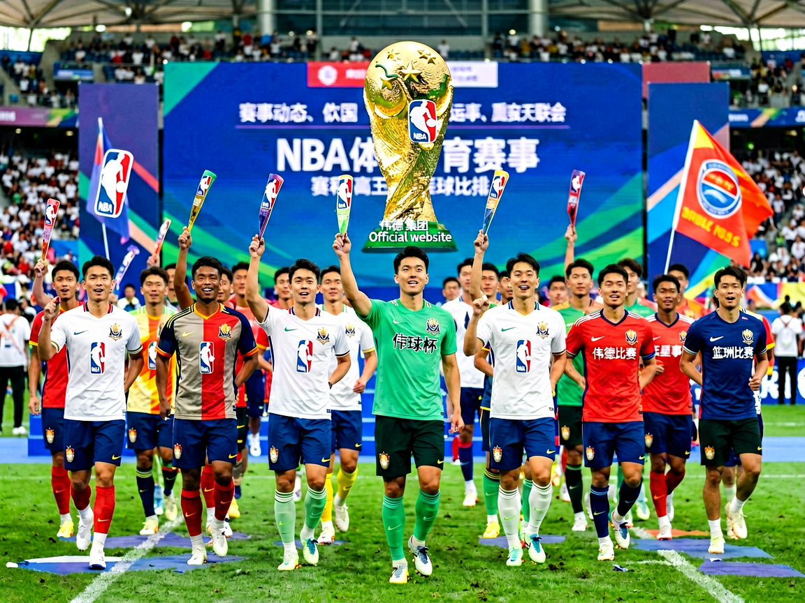 国际体育赛事开幕式，各国运动员齐聚一堂